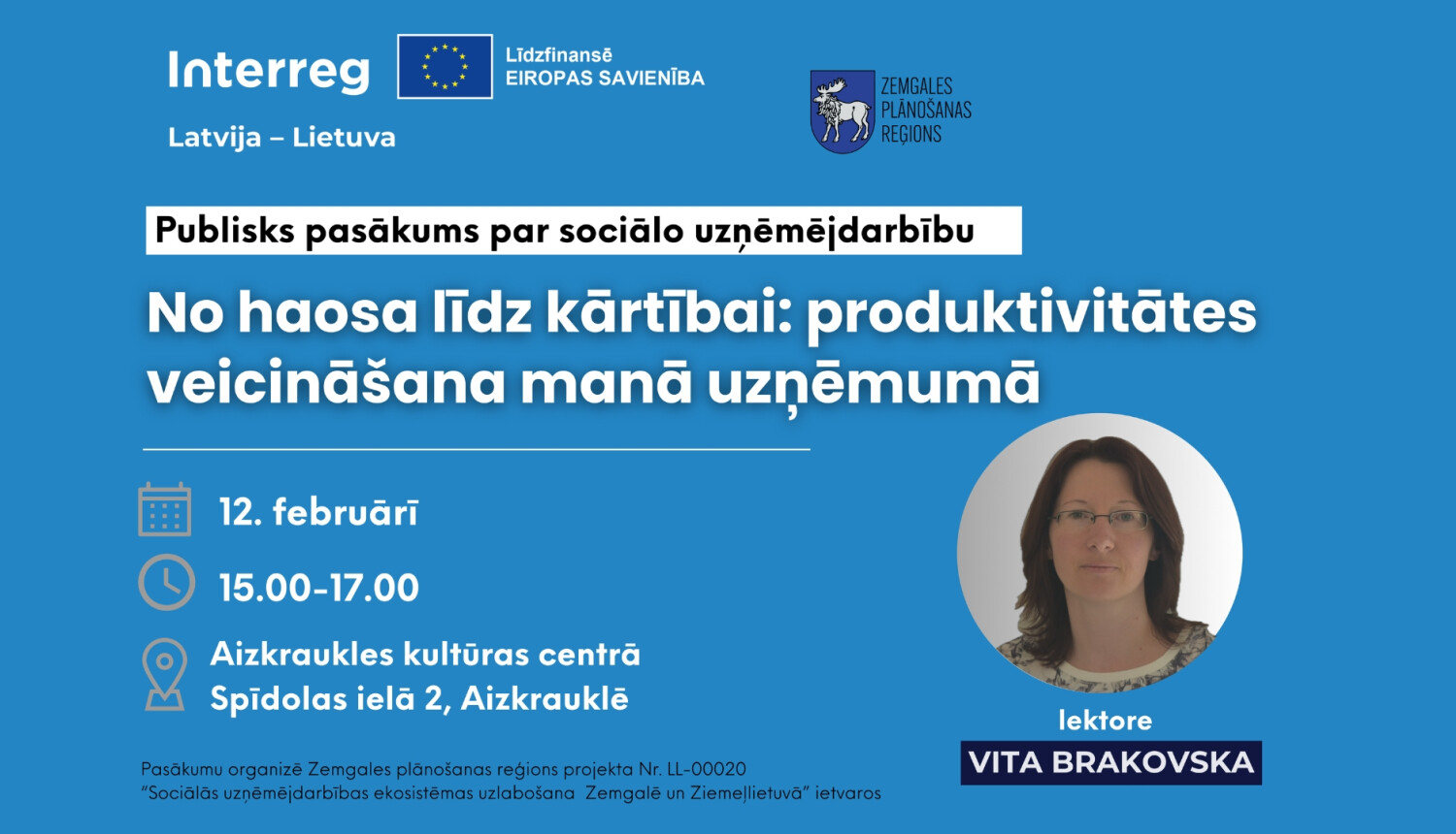 Piedalies lekcijā par sociālo uzņēmējdarbību!